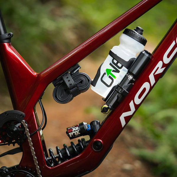 OneUp Components EDC Tube Strap Mount on Bike